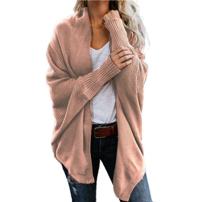 Sweater De Dama Chaleco Abrigo Mujer - Rosado-0