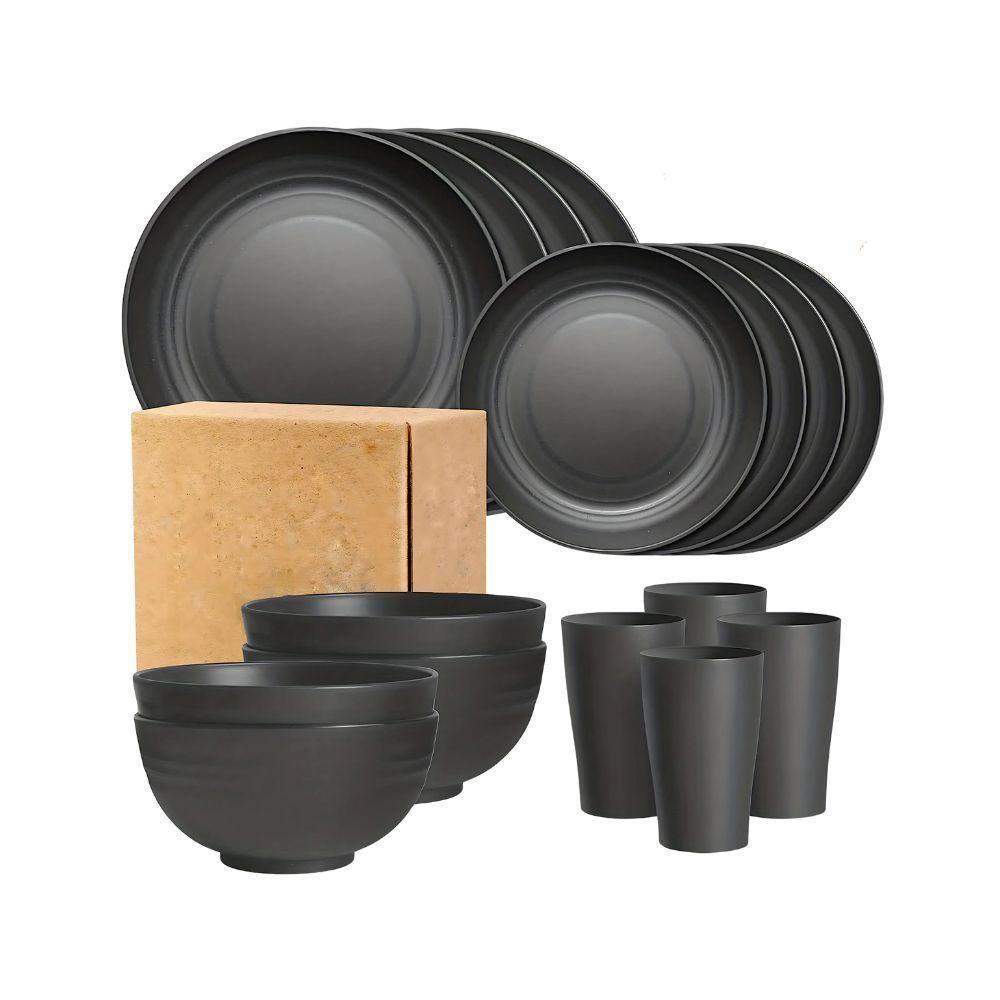 Juego Vajilla de 16 Piezas Plastico-1