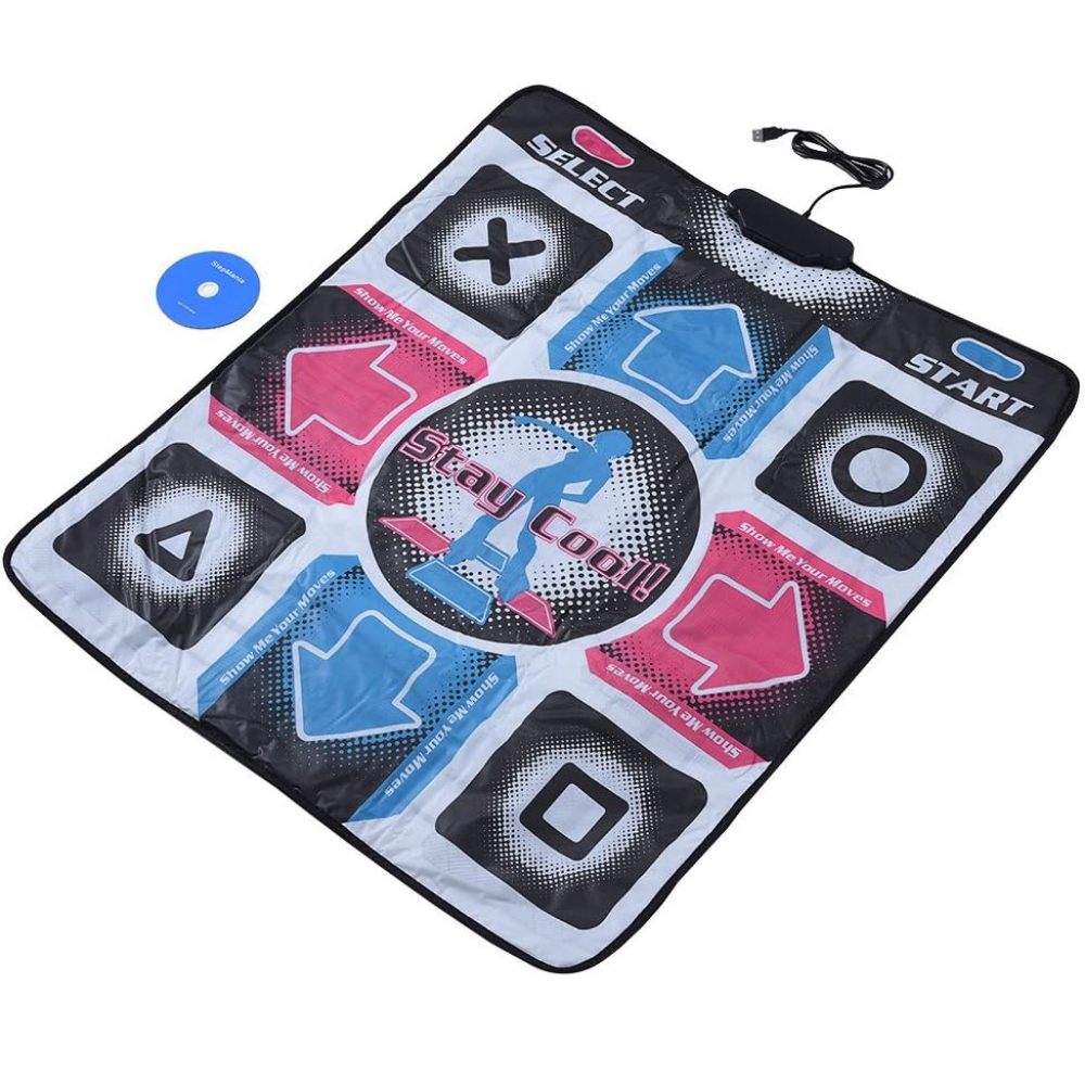 Tapete De Baile Para Juegos PC USB 11 Botones 90x80cm-1