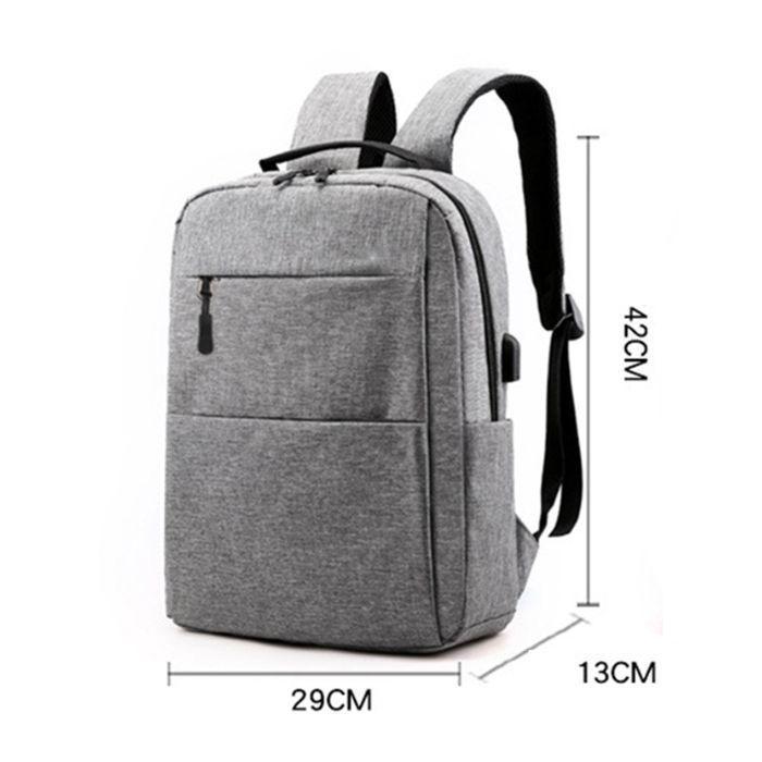 Mochila Computador Set 3 Piezas - Gris-2