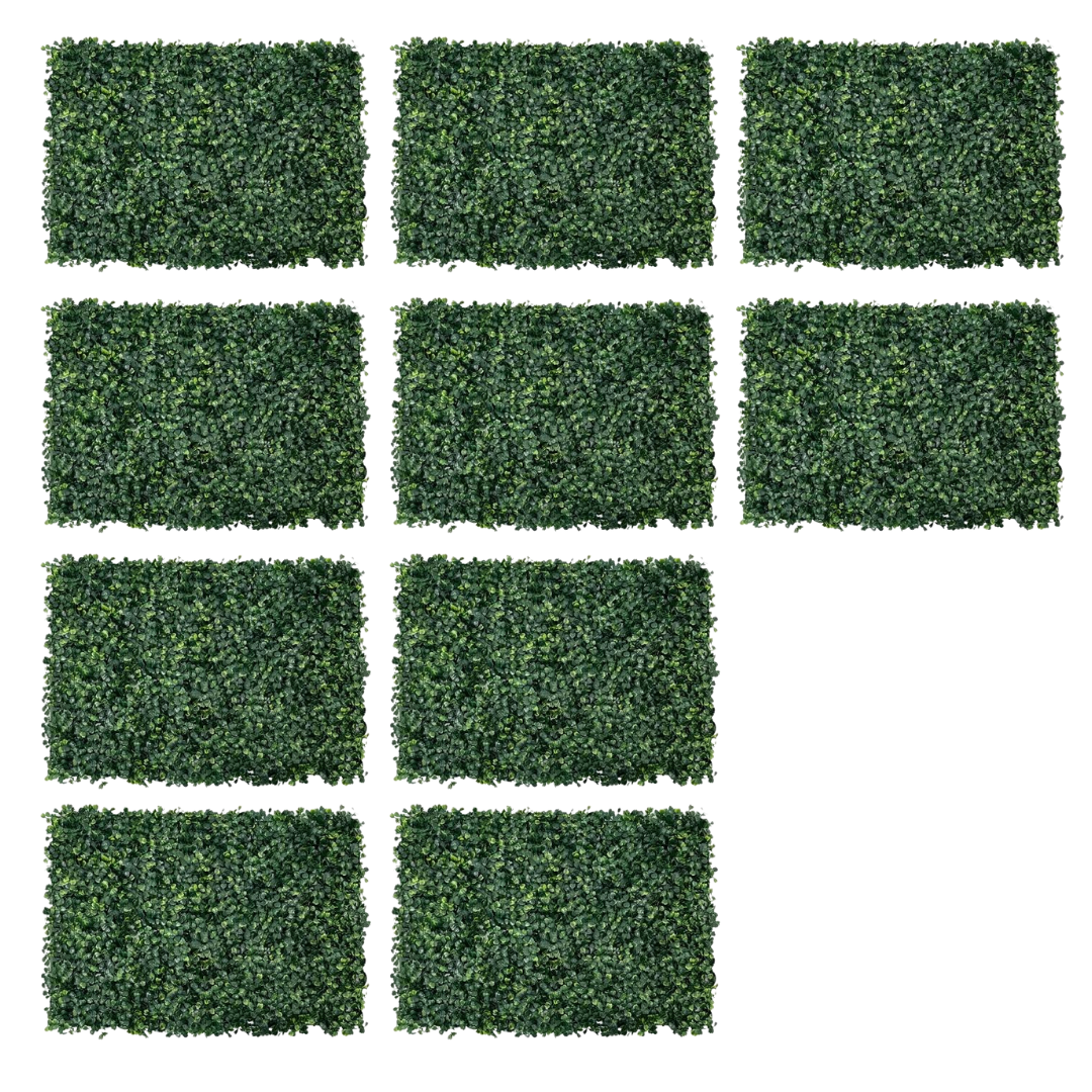 Pack 10 Pasto Césped Artificial Interior Exterior 40x60 Cm-0