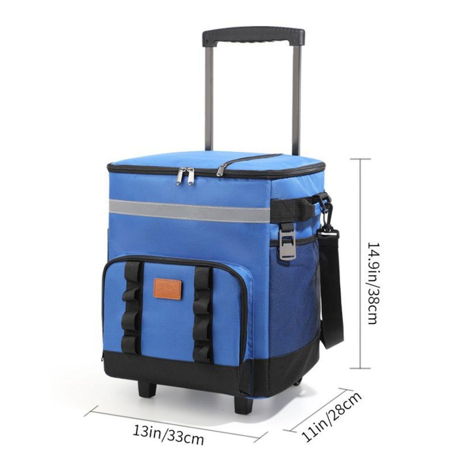 Bolso Cooler Portátil Con Ruedas Térmico Para Picnic-1