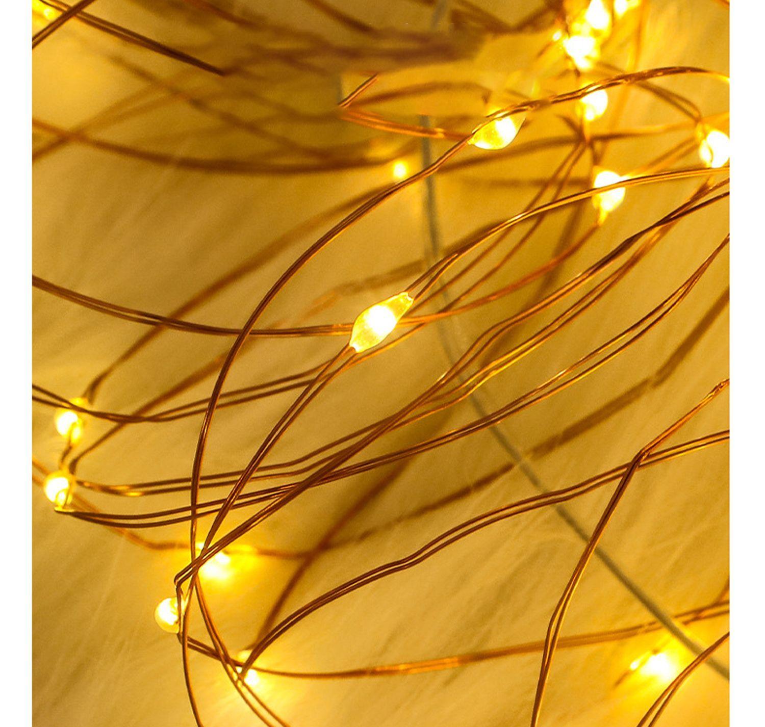 Luces Led Recargable Luz Solar Guirnalda impermeable-5