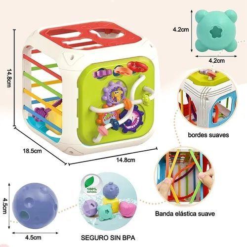 Cubo Para Bebé Juguete Interactivo Didactico Sensorial-2