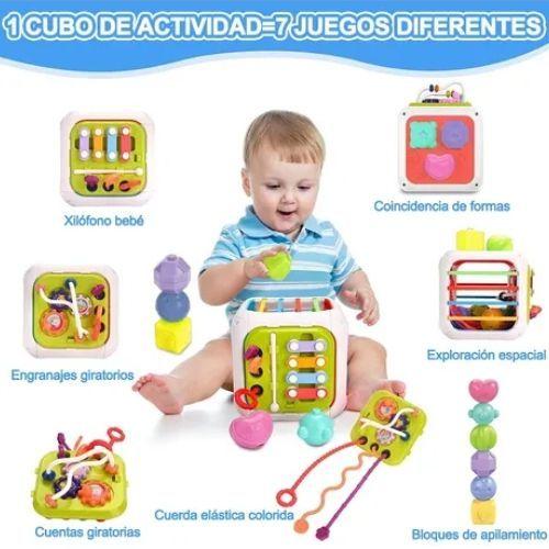 Cubo Para Bebé Juguete Interactivo Didactico Sensorial-3