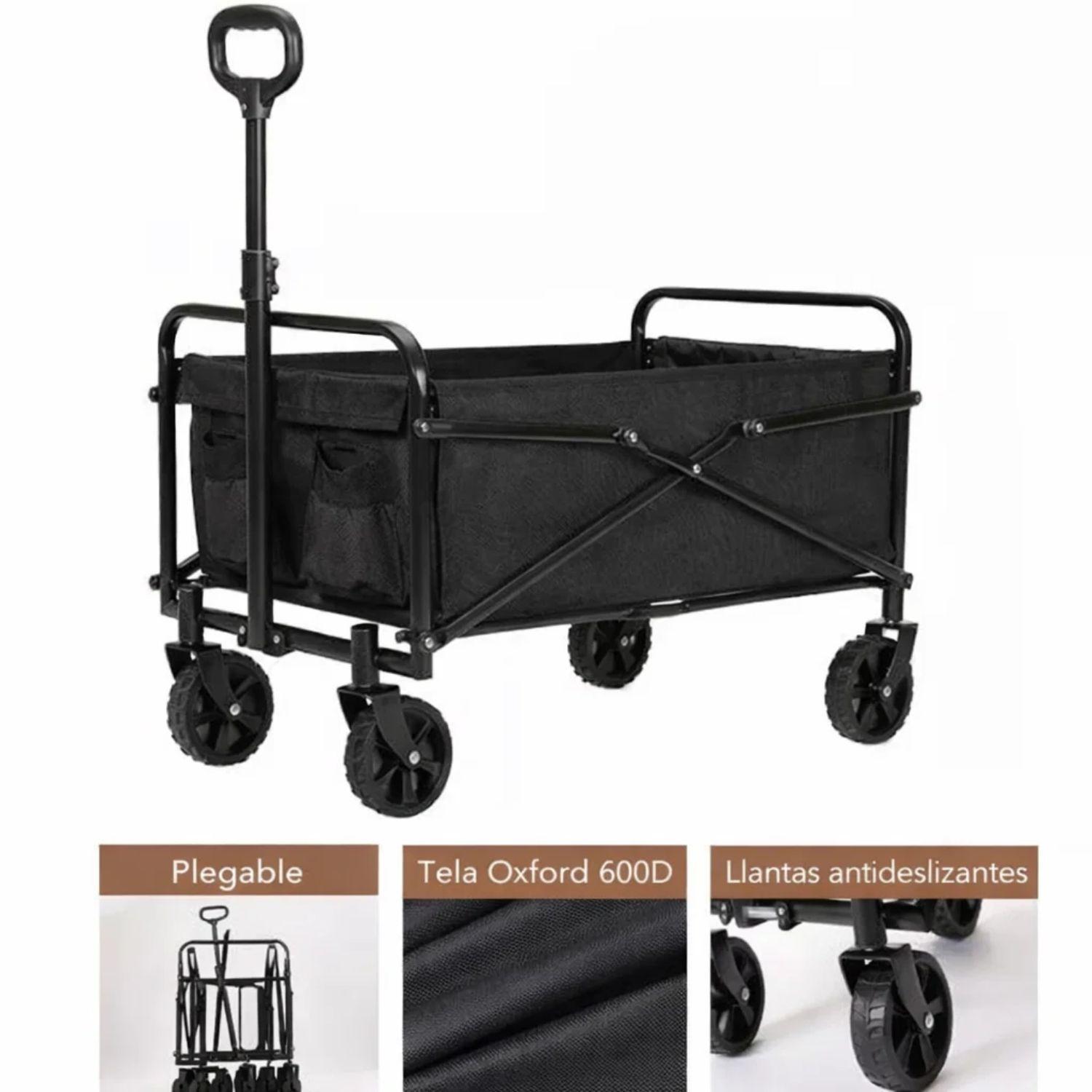 Carro De Carga Plegable Todo Terreno Para Camping Y Playa-2