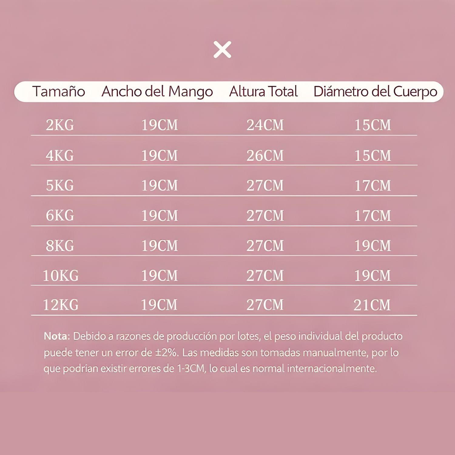 Pesa Rusa Suave Kettlebell Base De Goma Arena De Hierro 6KG-4