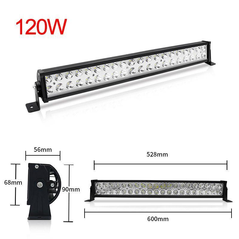 Barra Luz Led Focos Para Autos Y Camionetas Neblineros 120w-3
