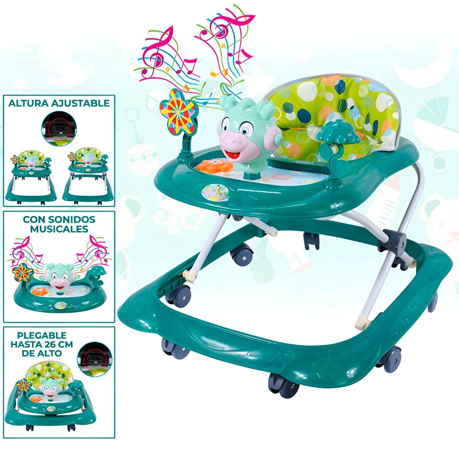 Andadera Caminador Plegable Antivuelco Para Bebés Portatil-1