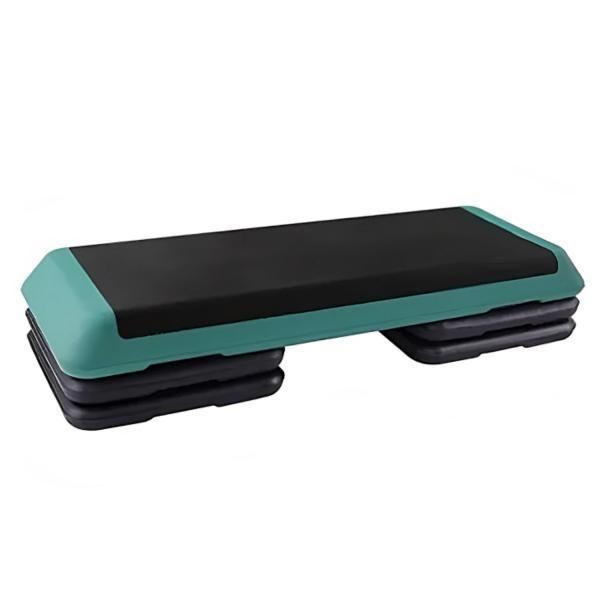 Step Aerobico 3 Niveles Crusec 110 X40 Cm - Verde Con Negro-0