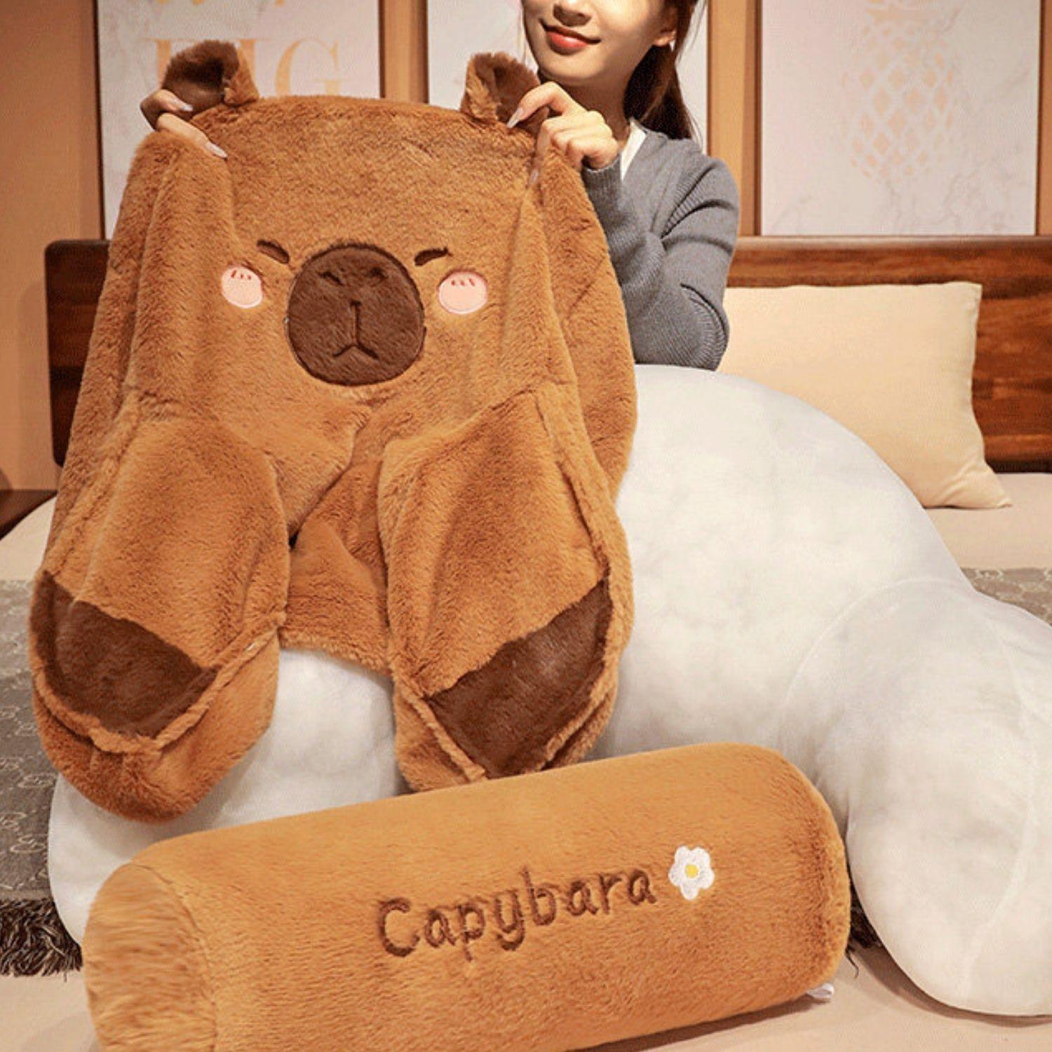 Almohada De Respaldo Capibara Cojin Multifuncional-4