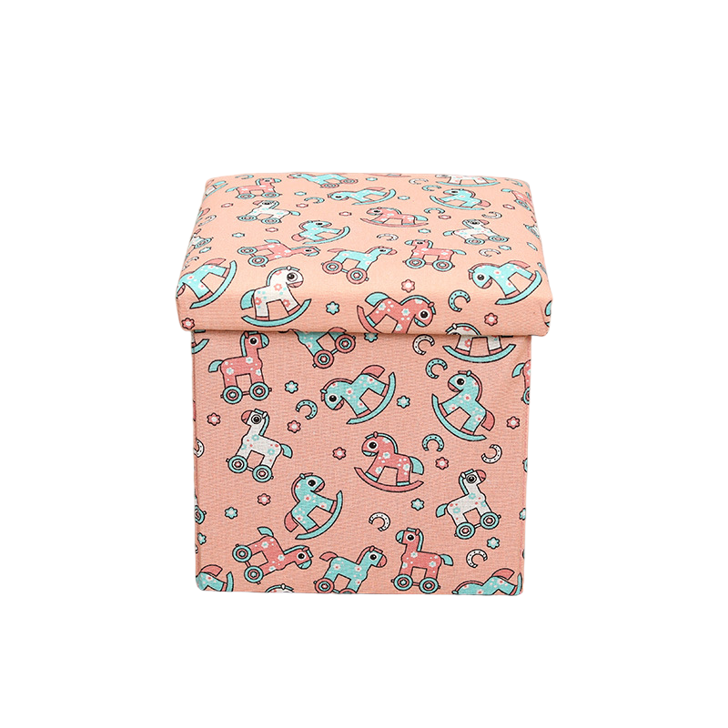 Puff Silla Baul Organizador Estampado Colores 38cm-0