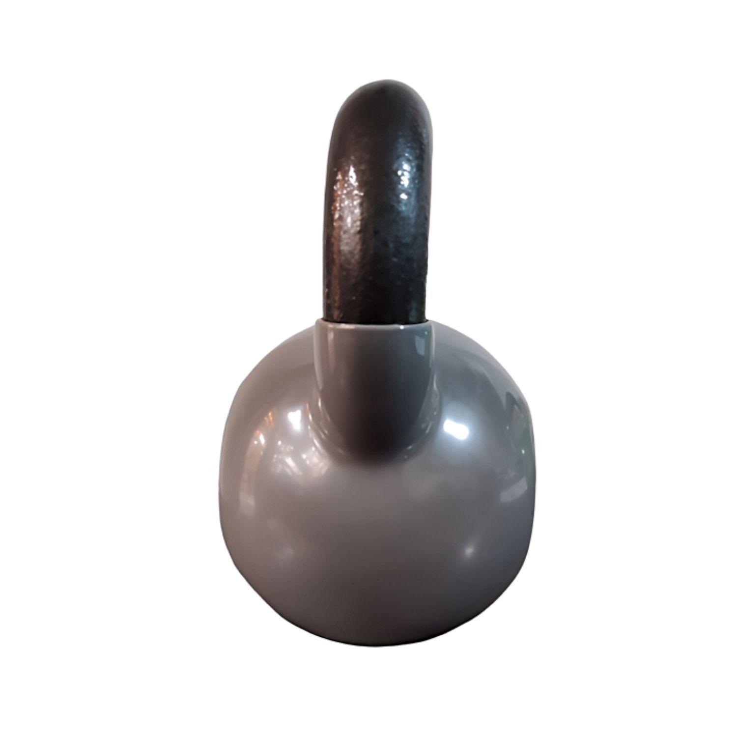 Pesa Rusa Kettlebell 16kg Acero Y Vinilo-1