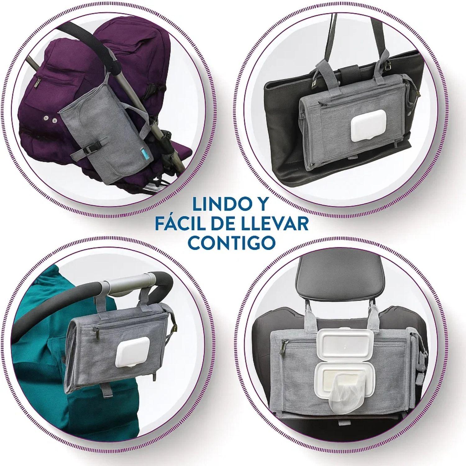 Cambiador Mudador Pa ales Beb Plegable Portatil Impermeable-5