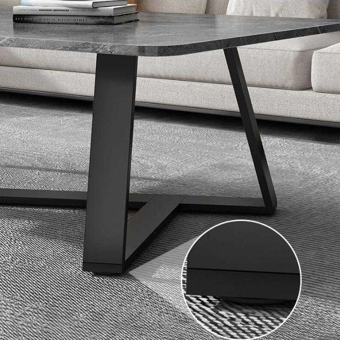 Mesa De Centro Mármol Sala De Estar Hogar-2