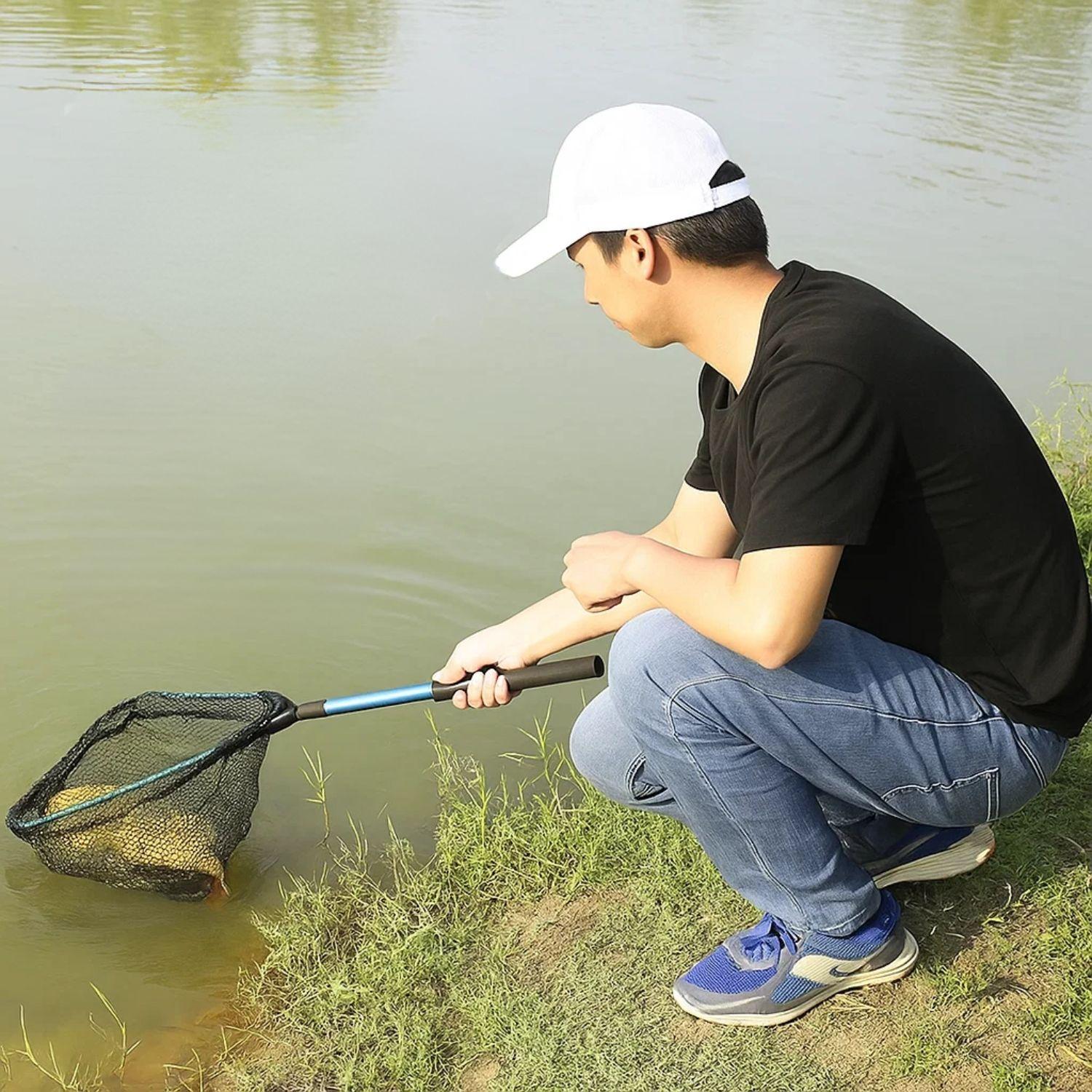 Chinguillo Red De Pesca Malla Plegable Piscina Trampa Caza-4