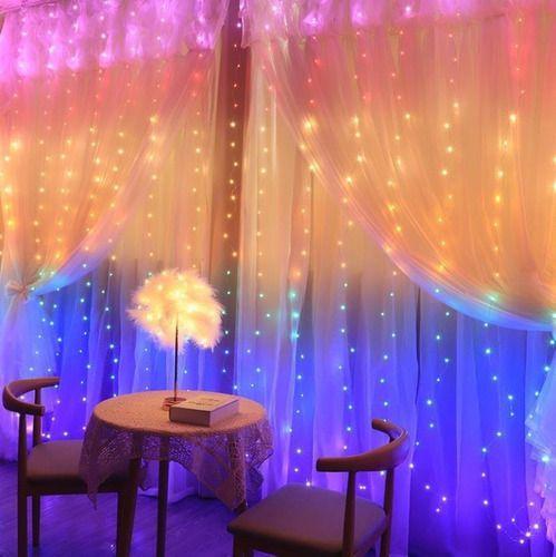 Cortinas Serie Luces 300 Led Decorativas Usb 8 Modelo 3x2.8m-3
