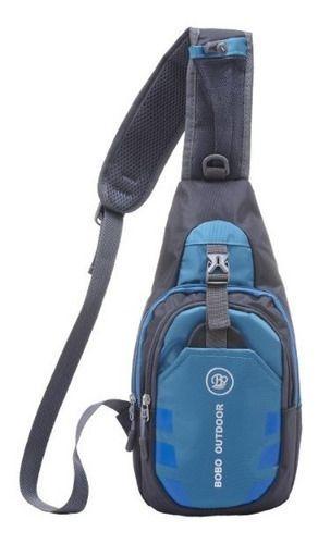 Banano Bolso Tipo Bandolera Banano Cruzado Azul-0