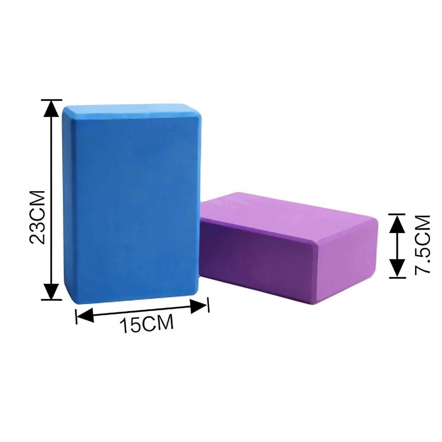 Ladrillo Bloque Goma Eva Yoga Pilates Ejercicios Soporte Morado-4