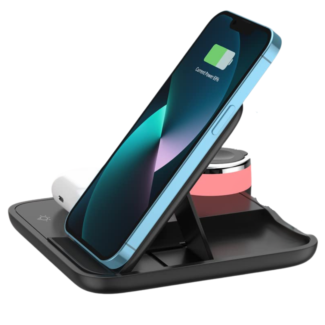 Cargador Inalambrico Universal Para Teléfono Reloj AirPods-2