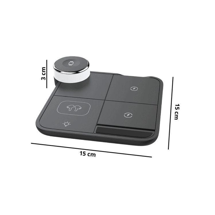 Cargador Inalambrico Universal Para Teléfono Reloj AirPods-3