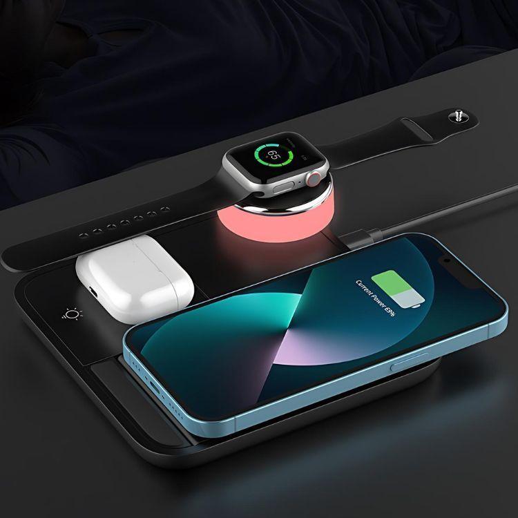 Cargador Inalambrico Universal Para Teléfono Reloj AirPods-4