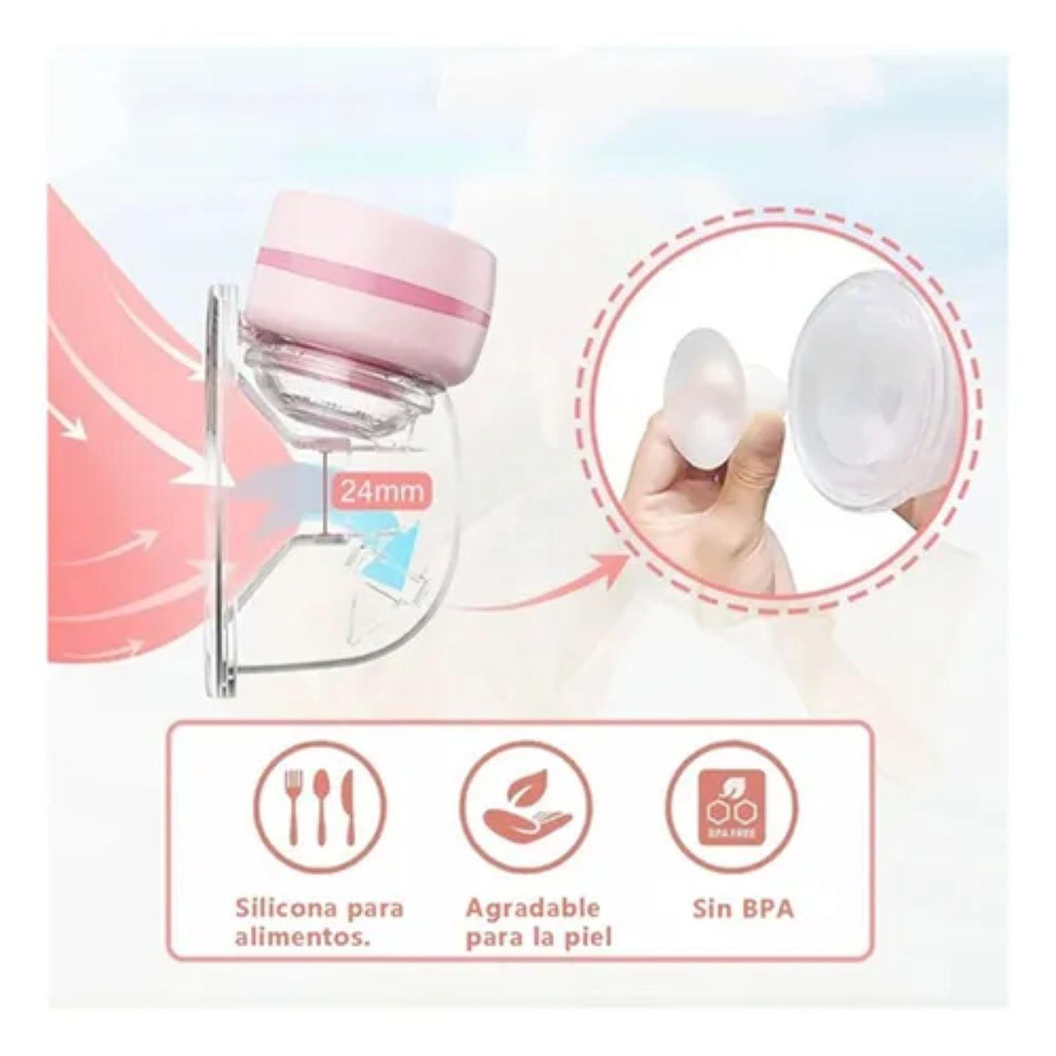 Extractor De Leche Materna Portatil Electrico Silencioso-3