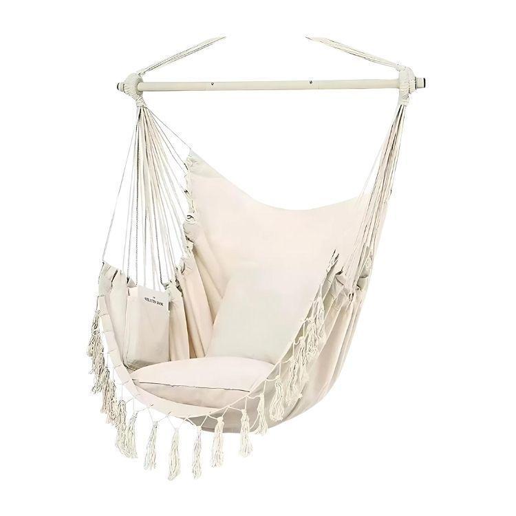 Silla Hamaca Colgante Elegante Estilo Boho Moderna-0