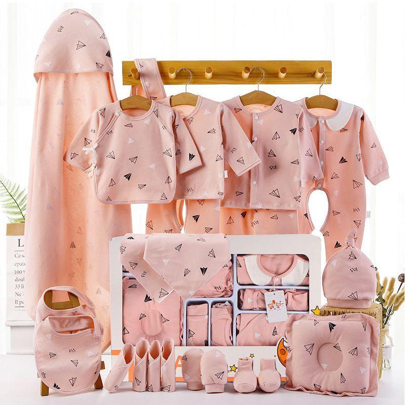 Conjunto De Ropa de Algodon Para Bebes 22 Piezas-0