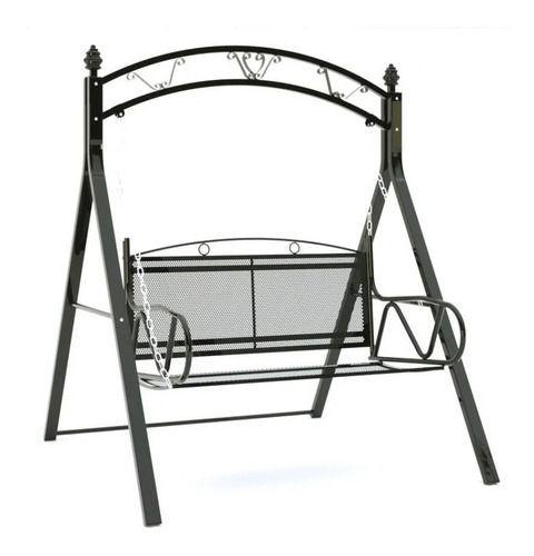 Sillon Columpio Al Aire Libre Jardin Terraza Patio Negro-0