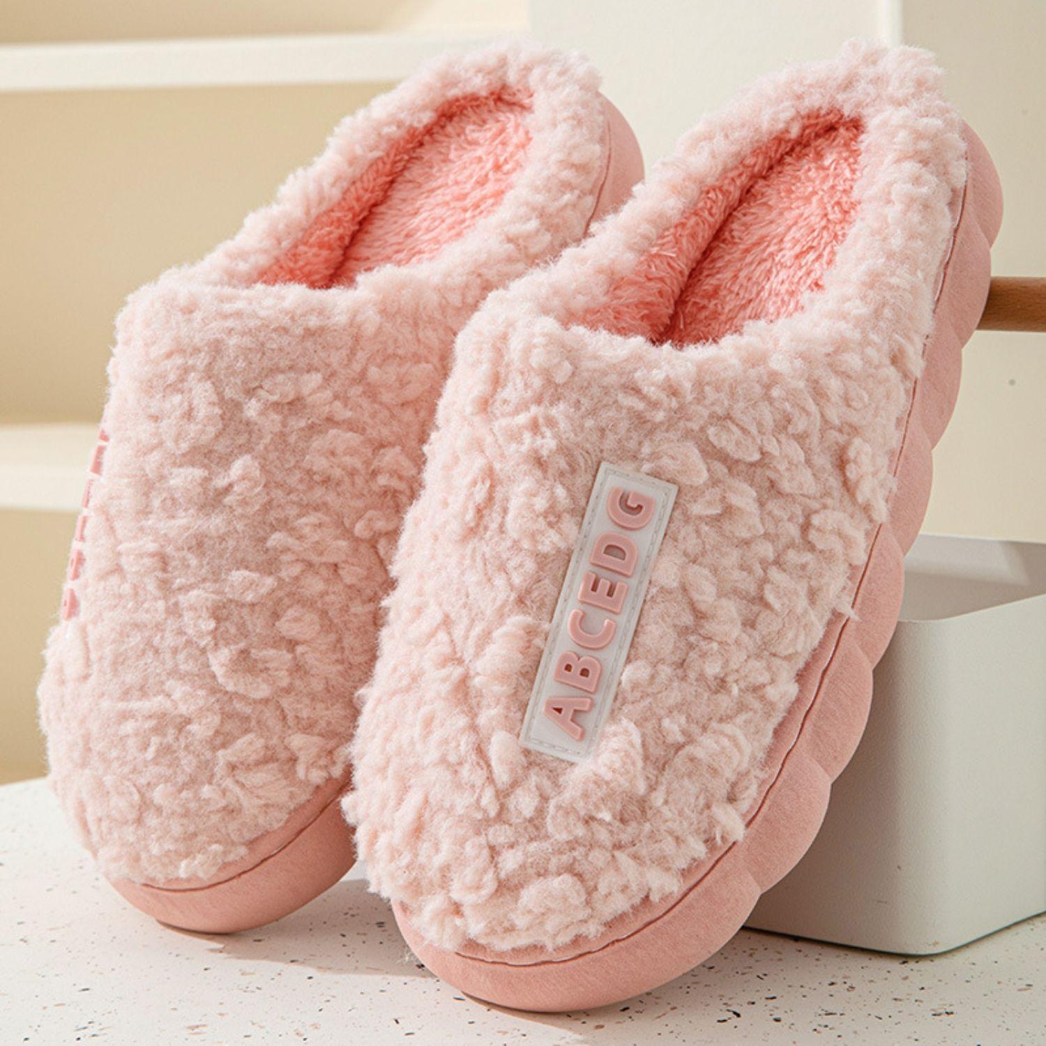 Pantuflas de algod n de oto o e invierno para parejas-1