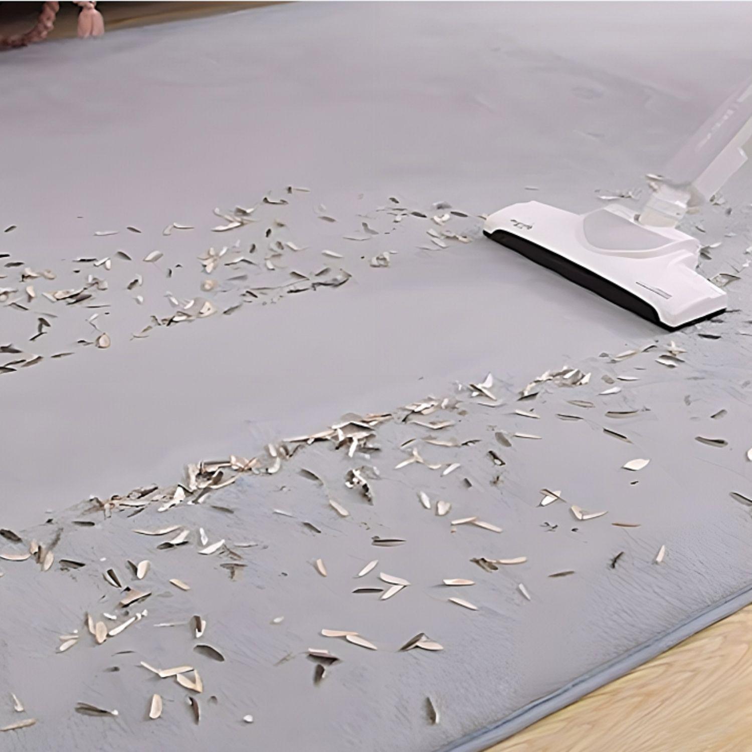 Alfombra Redonda Unicolor 120 X 120 Para Sala De Estar - Gris-2