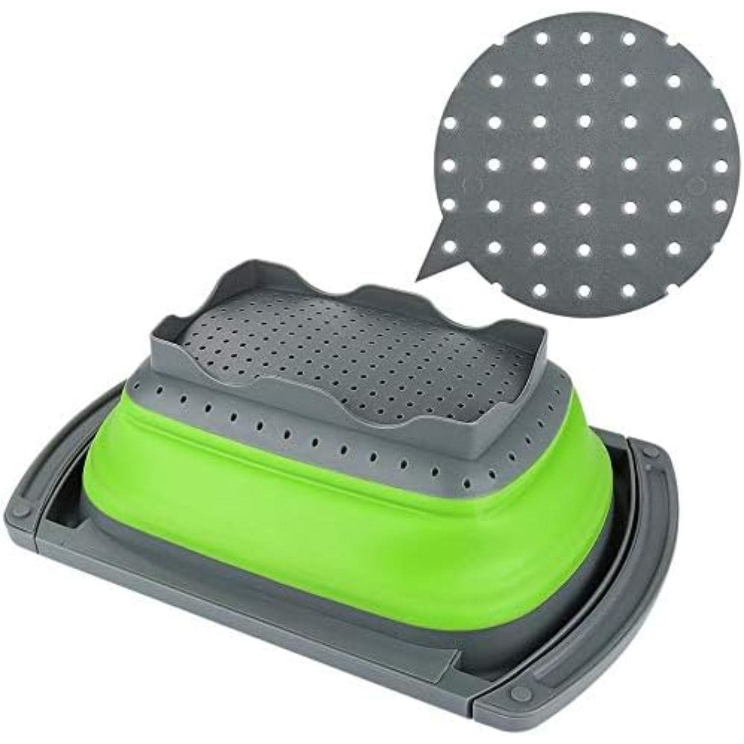 Colador Extensible Plegable 39x26cm De Silicona Multiuso-3