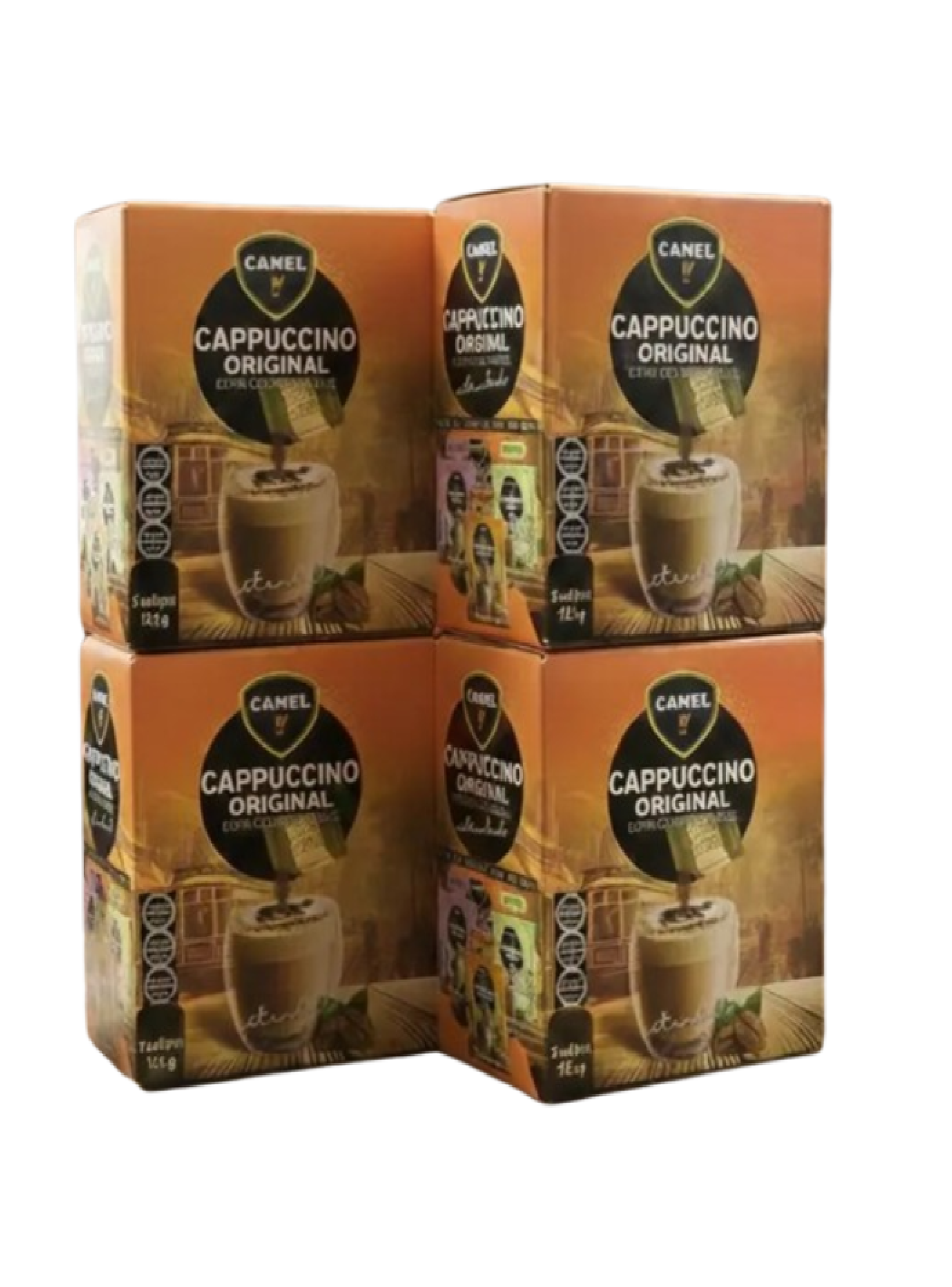 Pack x4 Café Camel Cappuccino Original 125g (5x25g)-0