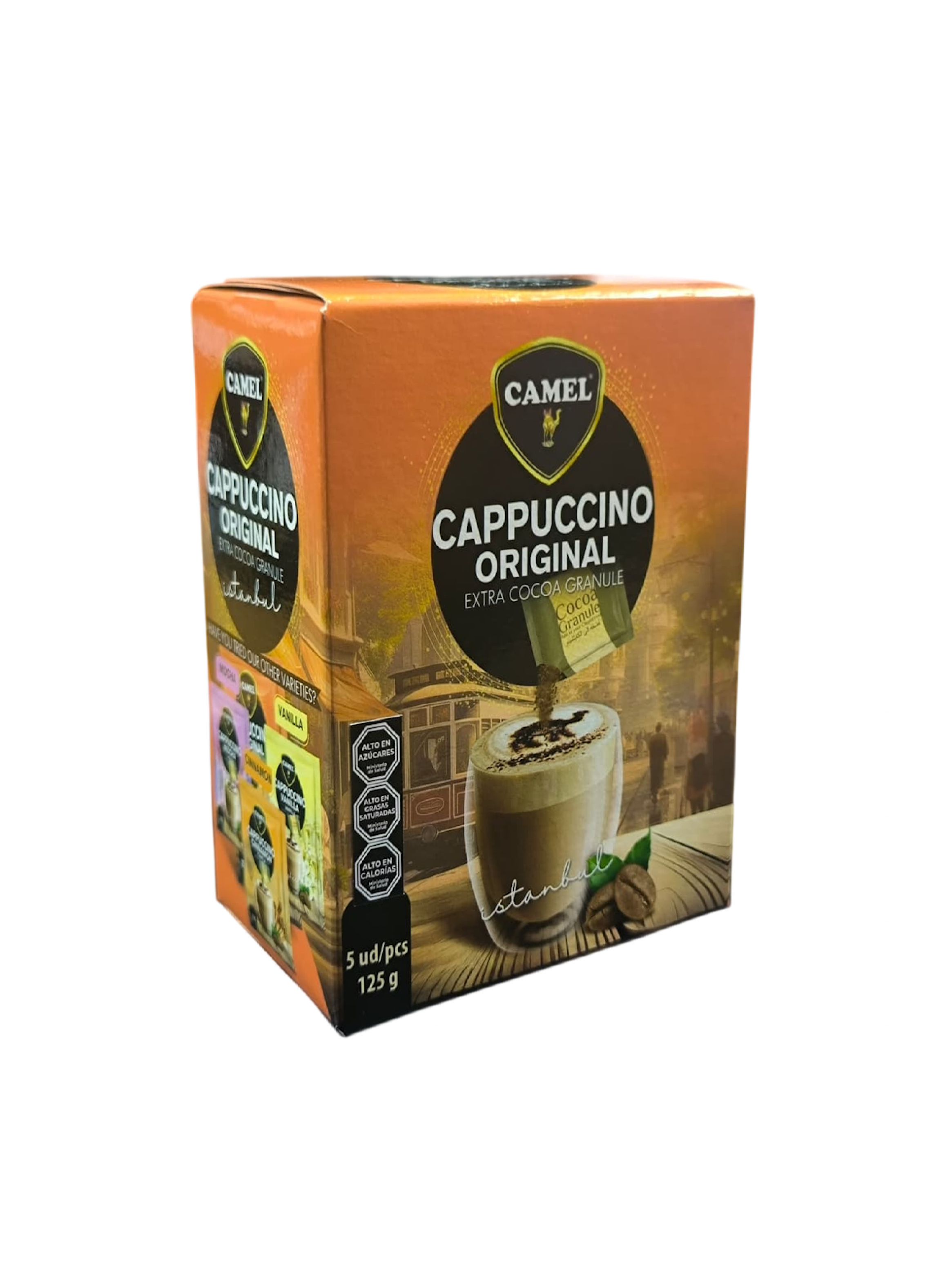 Pack x4 Café Camel Cappuccino Original 125g (5x25g)-1