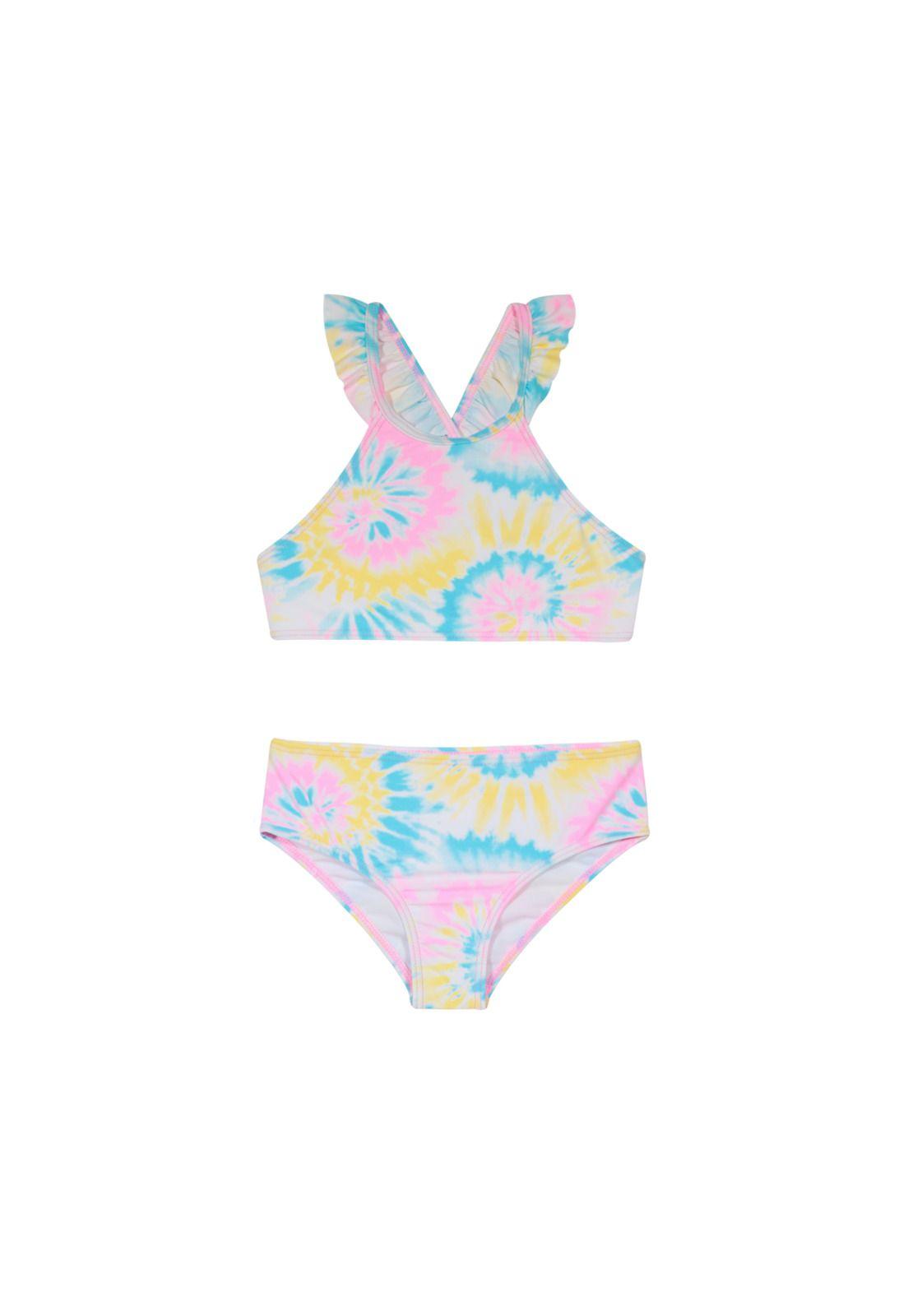 Traje de Baño Niña Bikini UV30+ H2O Wear Rosado-0