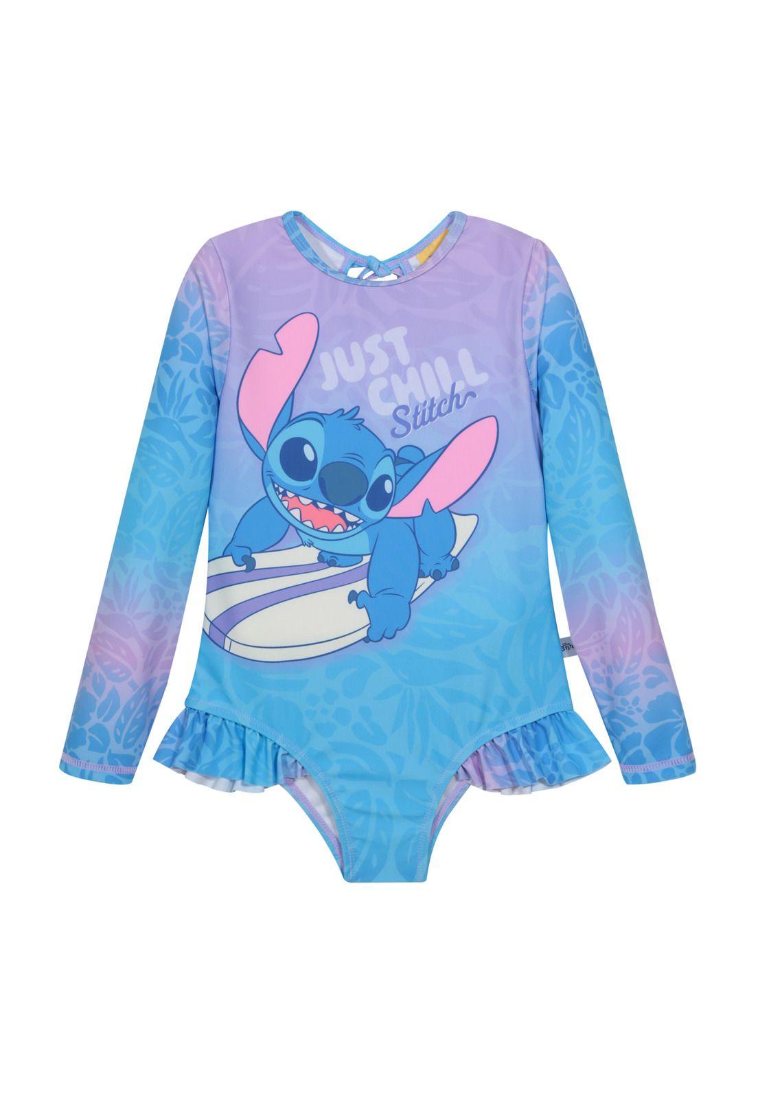 Traje de Baño UV50 Niña M.Larga Stitch | DISNEY-0