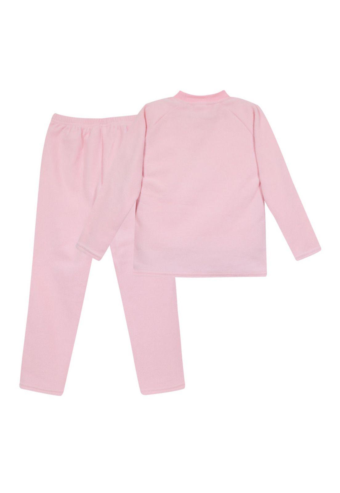 Pijama Niña Polar Sustentable H2O Wear Verde Aguamarina-2
