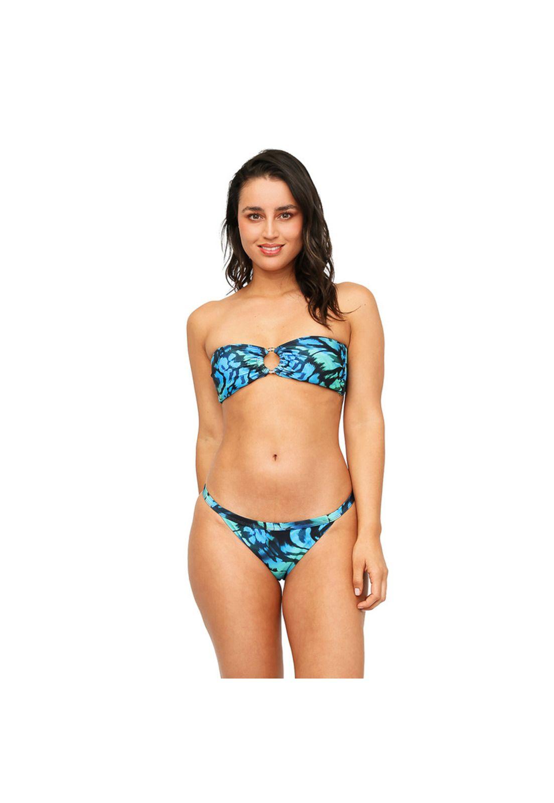 Traje de baño Mujer Bottom Ajustable Tammt H2O Wear Azulino-3