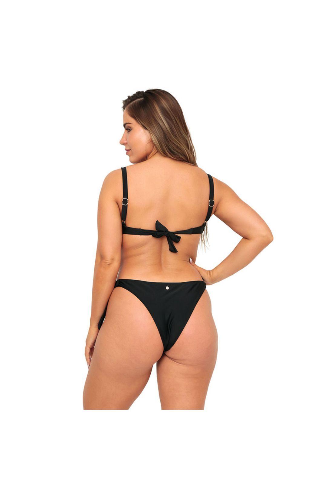 Traje de Baño Mujer Bikini Copas Adela H2O Wear Negro-4