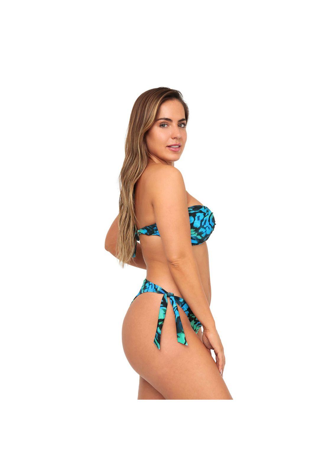 Traje de de Baño Mujer Bikini Strapless Maite H2O Wear-2