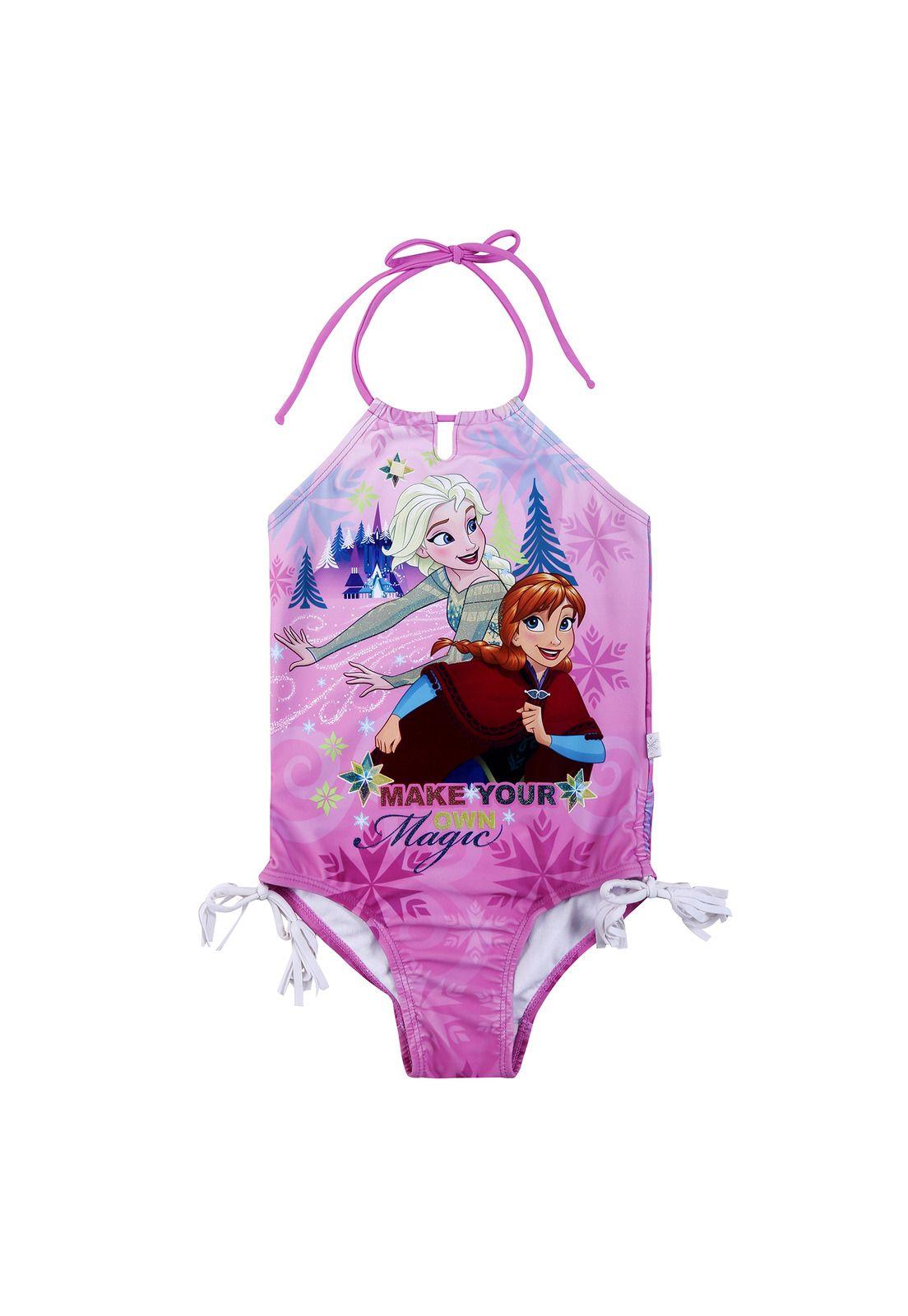 Traje de Baño UV30 Morado Frozen-0