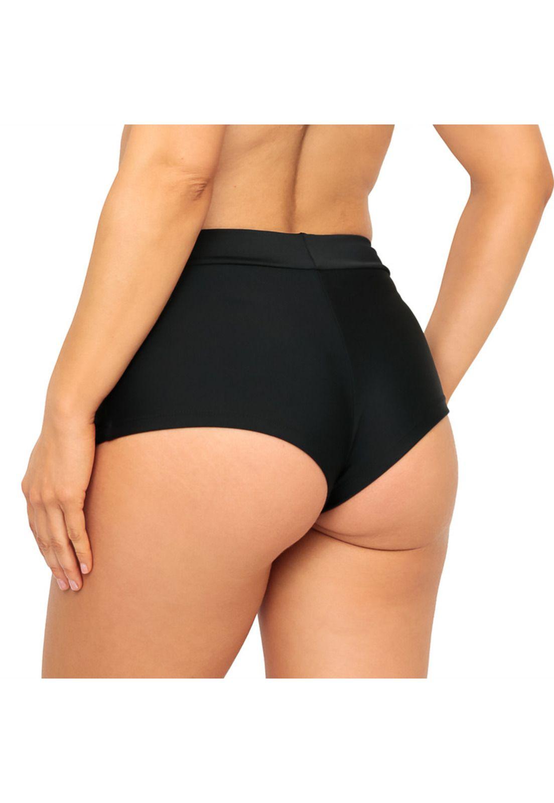 Traje de Baño Bottom Hot Pant Olivia H2O Wear Negro-2