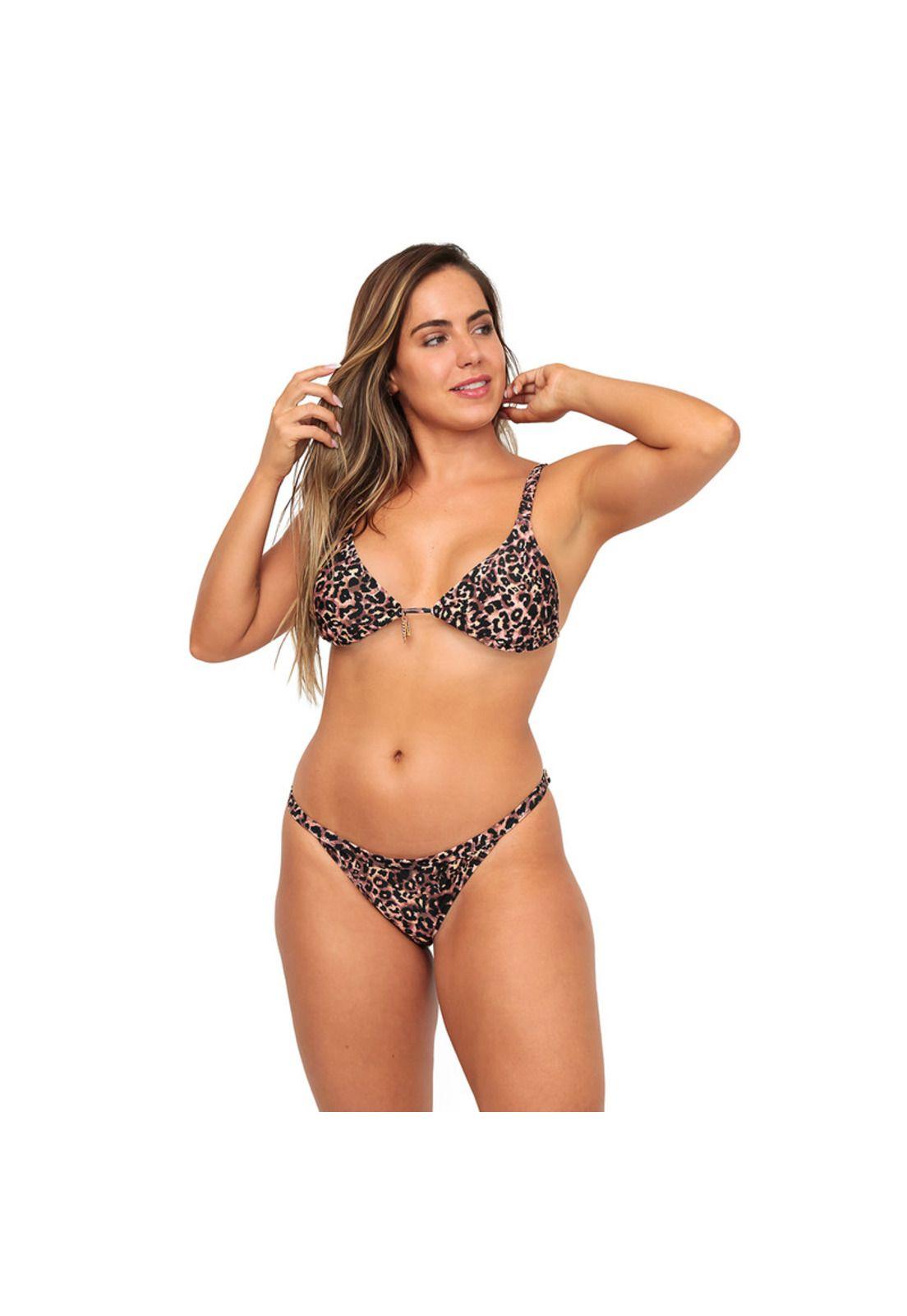 Traje de Baño Mujer Bikini  Lily H2O Wear Cafe-1
