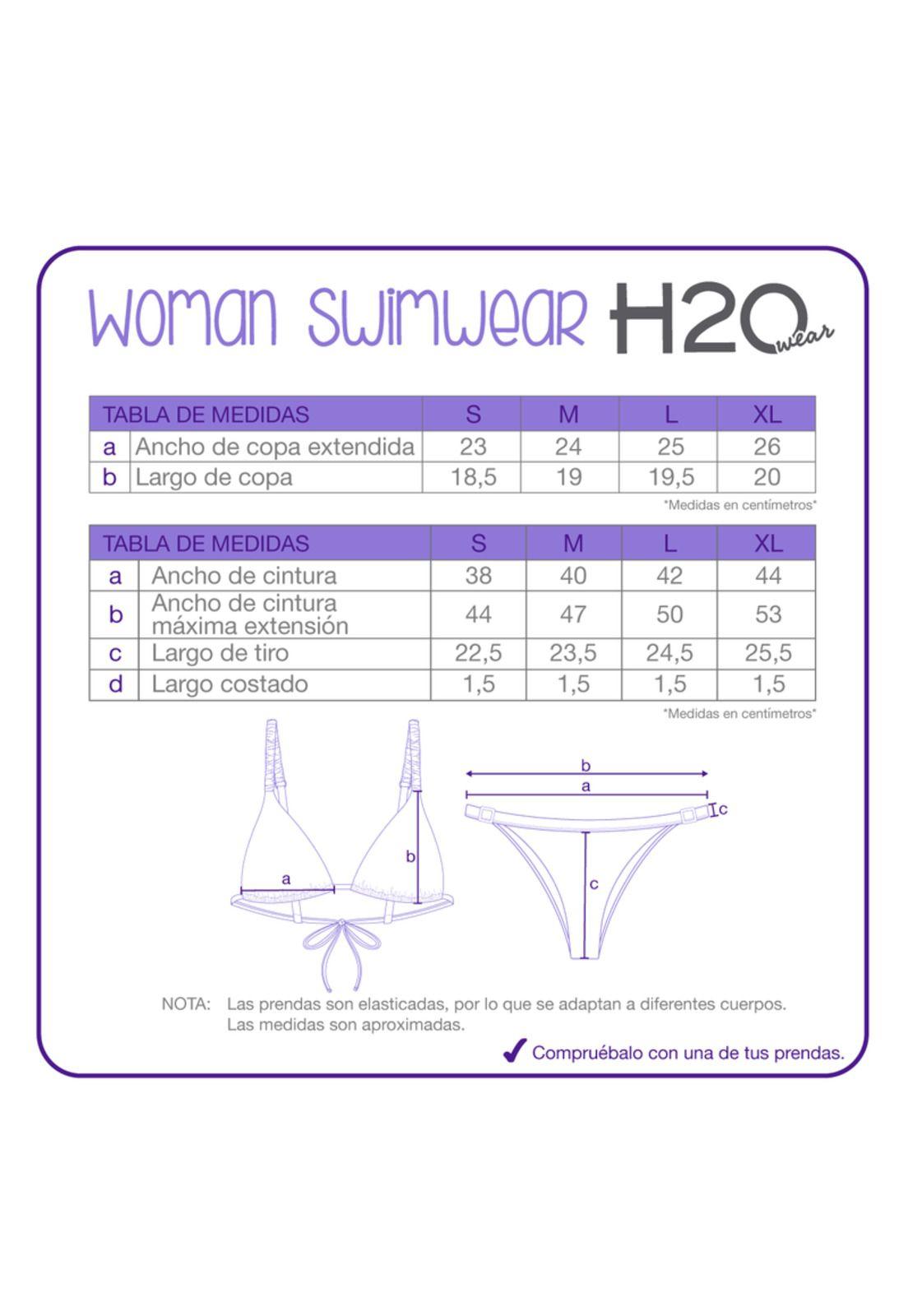 Traje de Baño Mujer Bikini  Lily H2O Wear Cafe-8