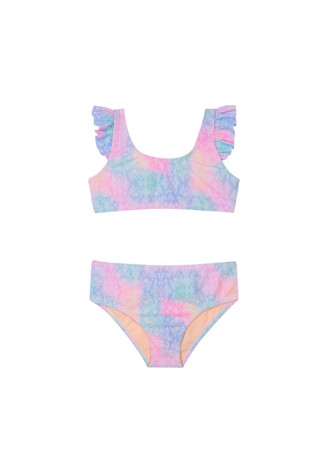 Traje de Baño Niña Bikini Vuelos UV50 H2O Wear Multicolor-1