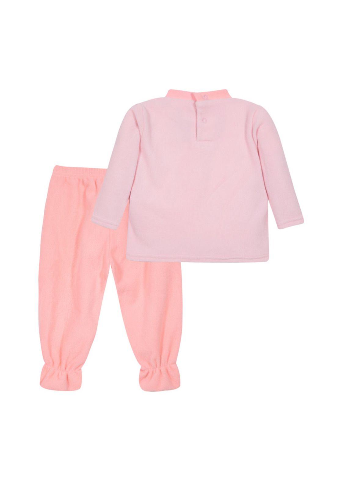 Pijama Bebé Niña Polar Sustentable Get Cozy Rosa H2O Wear-2