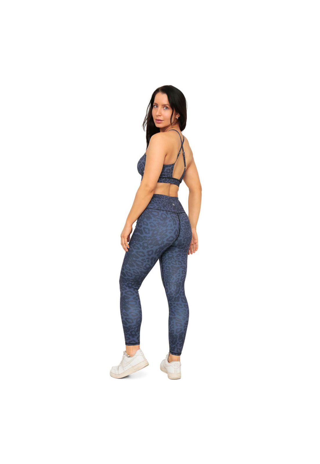Legging Mujer Calsica Estampada H2O Wear Azul-5
