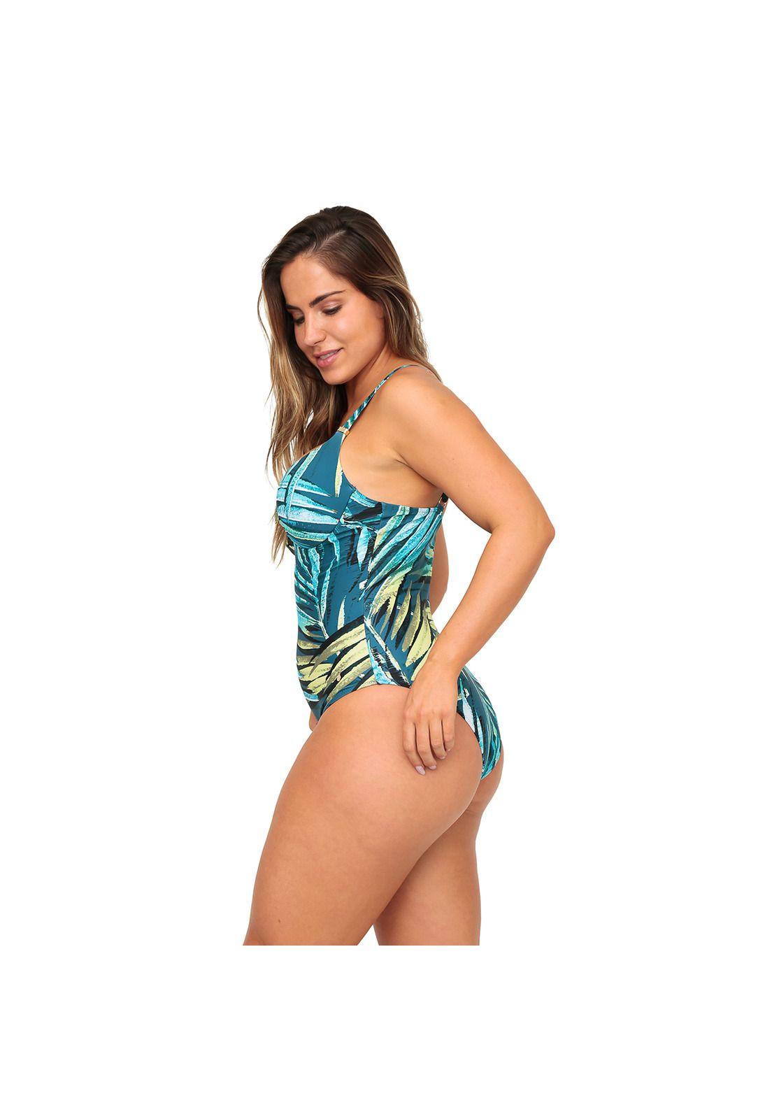 Traje de Baño Mujer Anais B  H2O Wear Turquesa-1