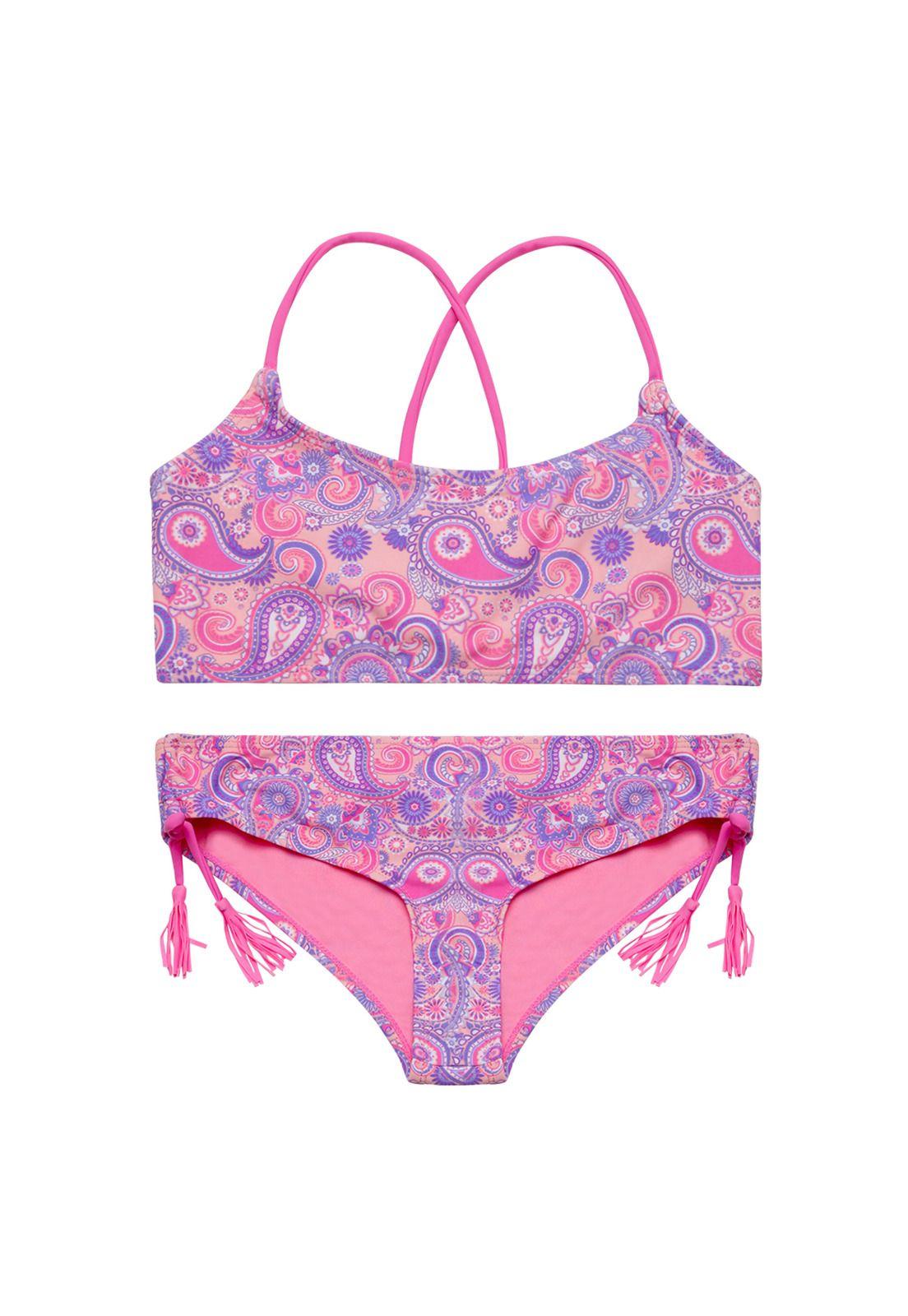 Traje de Baño Teens Niña Bikini Coral H2O Wear-0